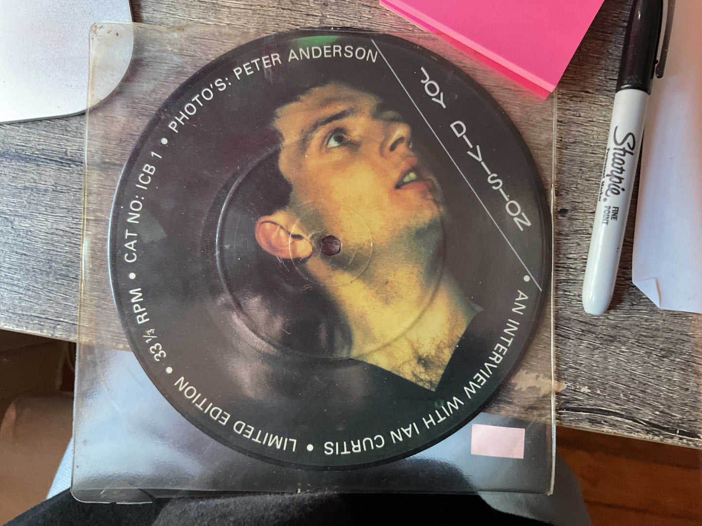 Ian Curtis interview Picture Disc