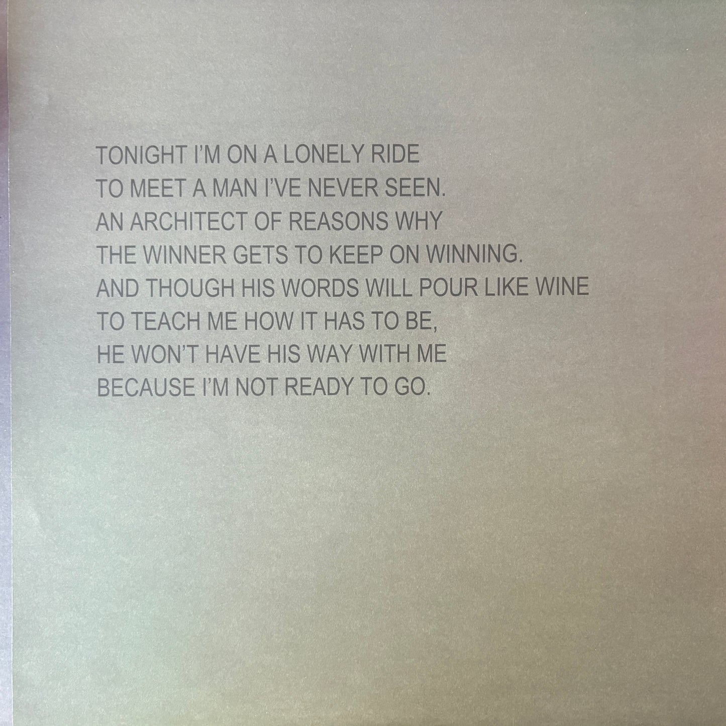 The Austerity Program - Beyond Calculation