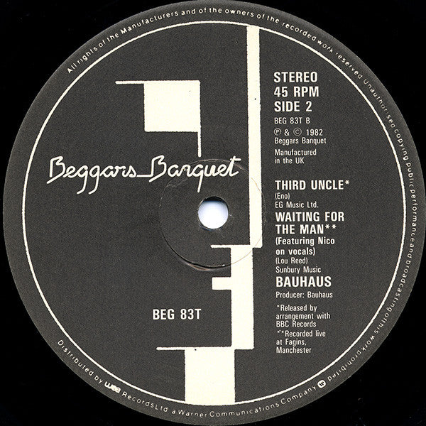 Bauhaus – Ziggy Stardust / Third Uncle