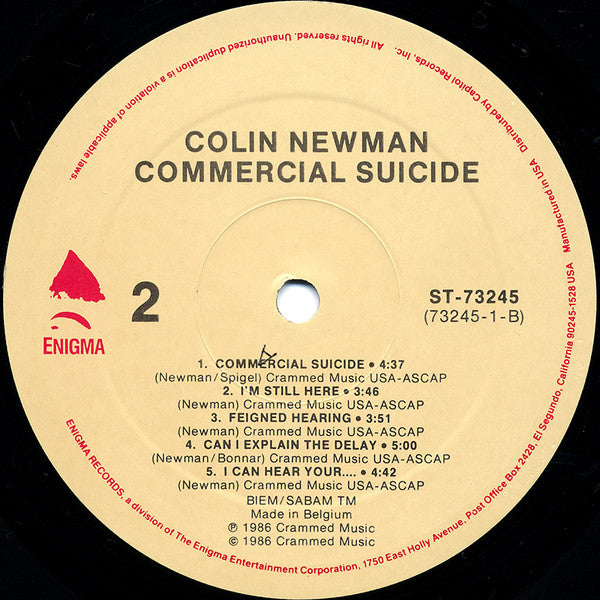 Colin Newman - Commercial Suicide