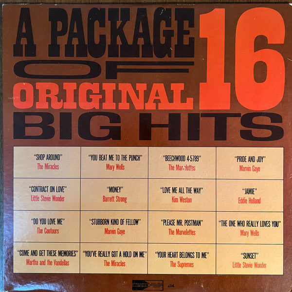 Various – A Package Of Original 16 Big Hits