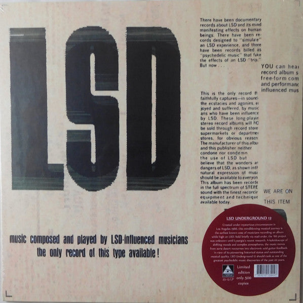 LSD Underground 12 – LSD Underground 12