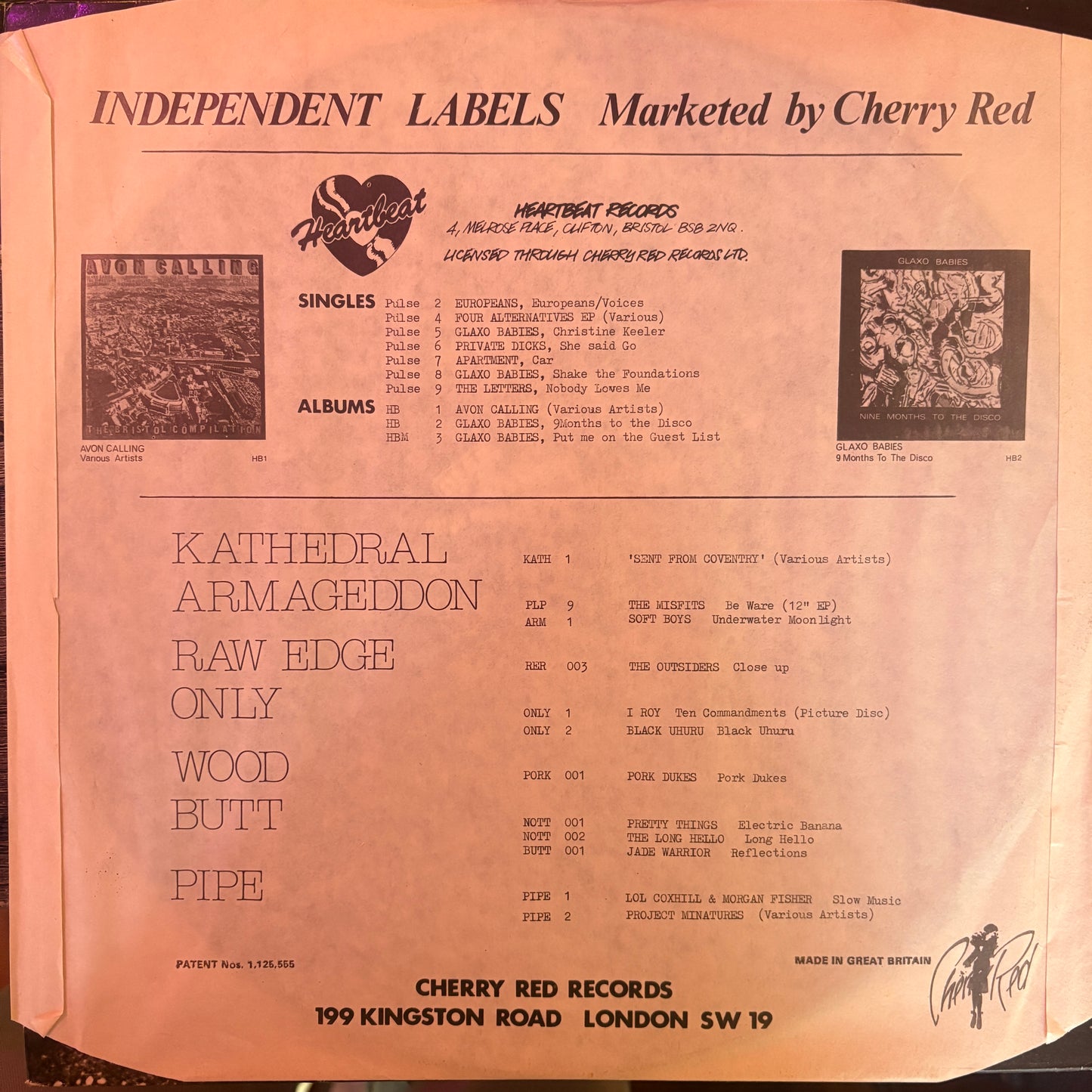 Dead Kennedys - Fresh Fruit for Rotting Vegetables FIRST UK PRESSING