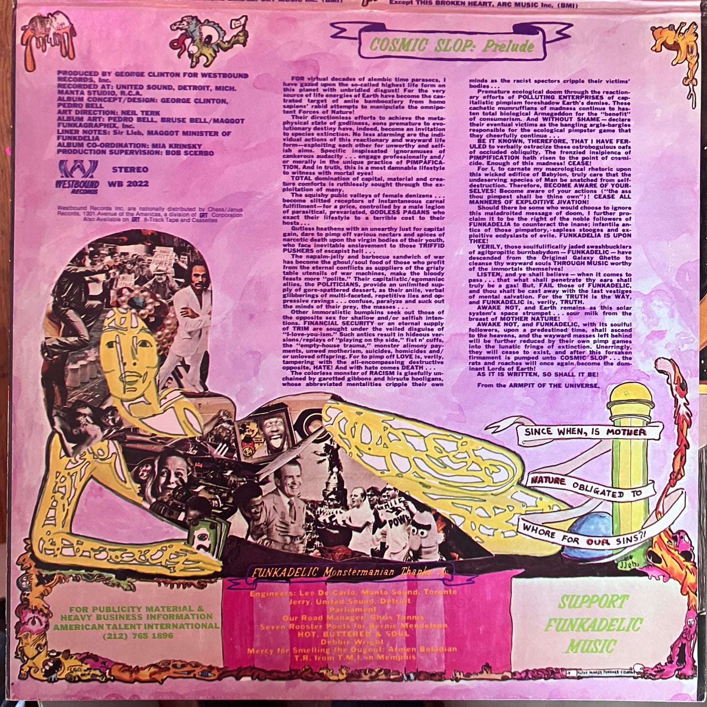 Funkadelic ‎– Cosmic Slop (1st pressing)