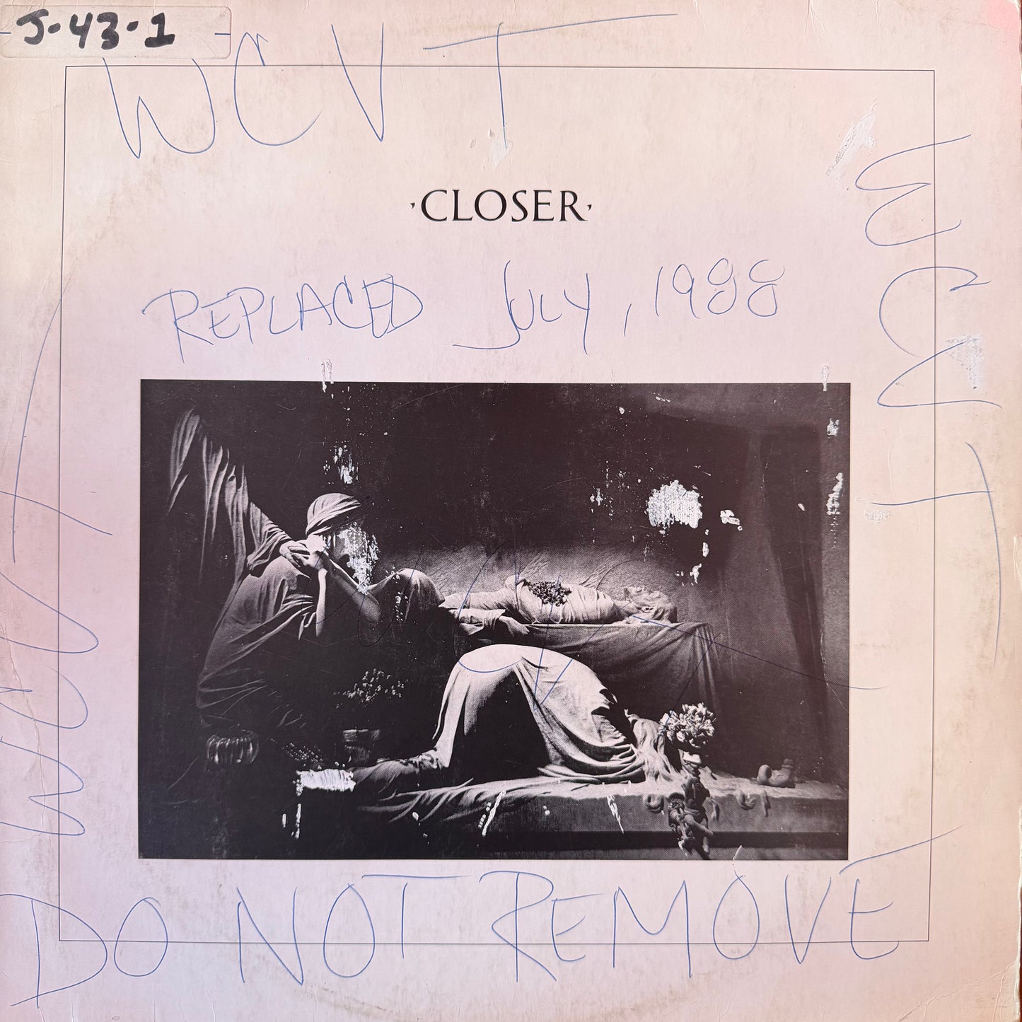 Joy Division ‎– Closer (1981 German Pressing)