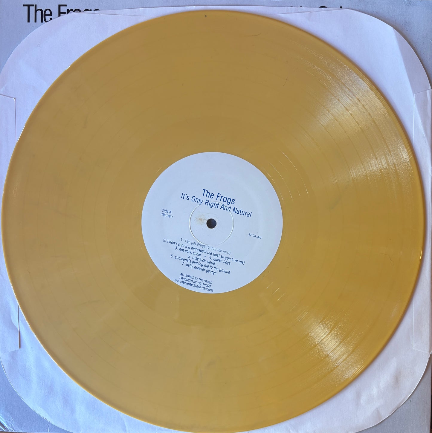 The Frogs - It's Only Right And Natural