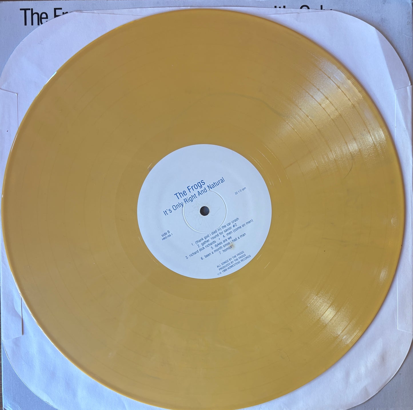 The Frogs - It's Only Right And Natural