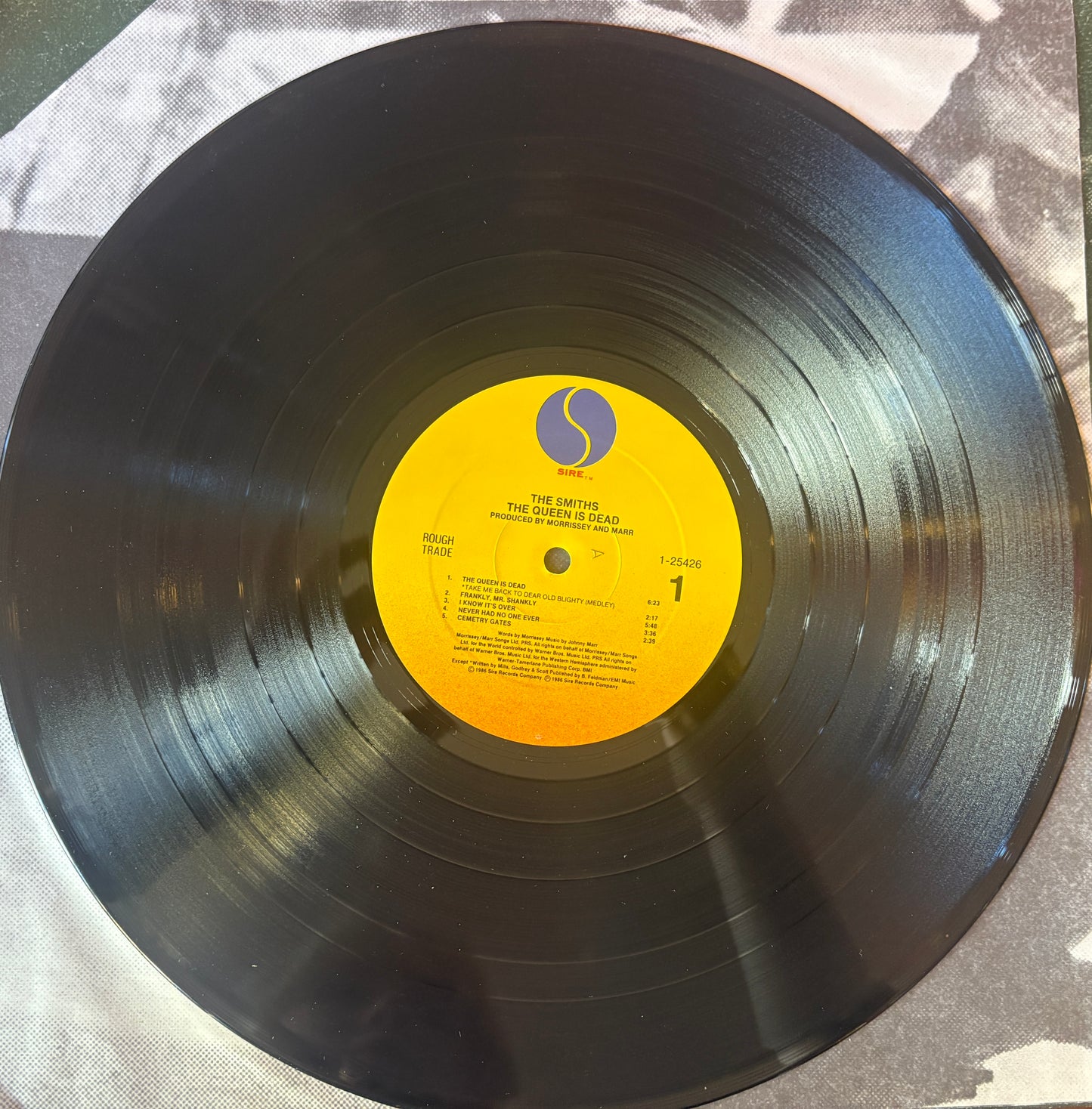 The Smiths ‎– The Queen Is Dead (Promo Copy)