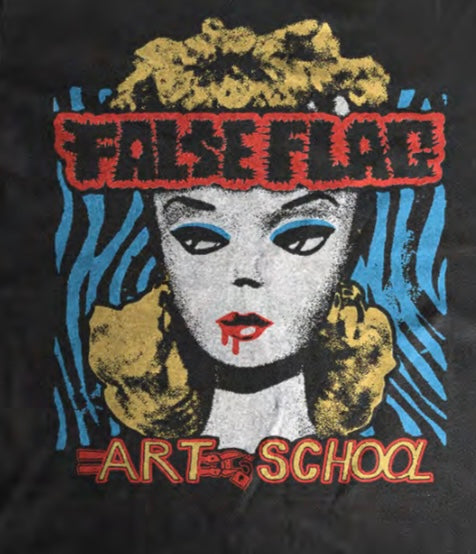 False Flag Art School Doll Garment Dyed Tee