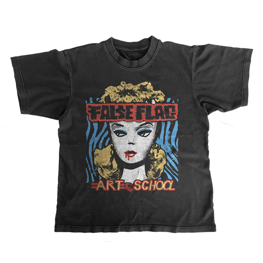 False Flag Art School Doll Garment Dyed Tee