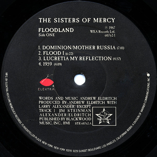 The Sisters Of Mercy ‎– Floodland (1987 Specialty Pressing)