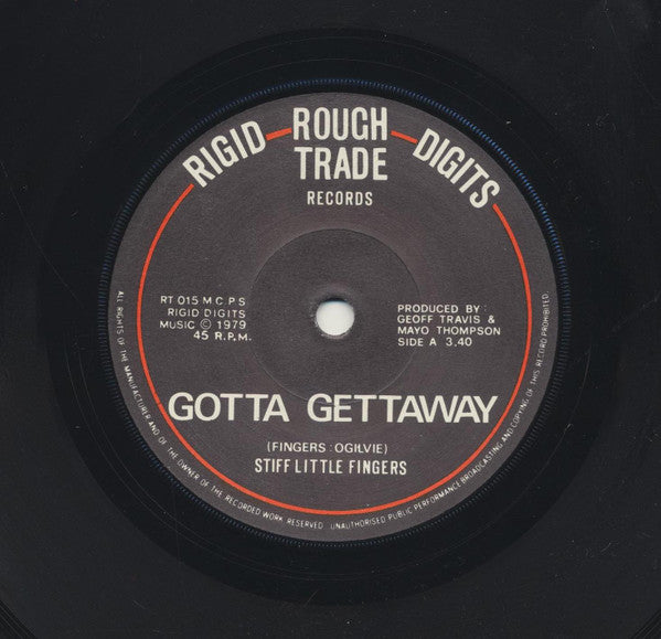 Stiff Little Fingers ‎– Gotta Gettaway