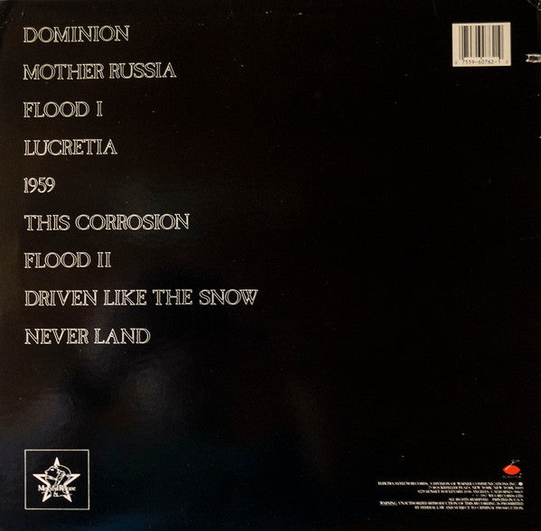 The Sisters Of Mercy ‎– Floodland (1987 Specialty Pressing)