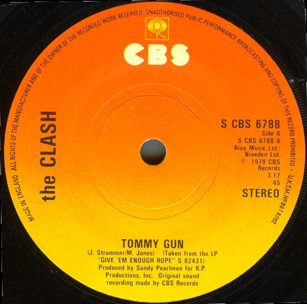 The Clash ‎– Tommy Gun