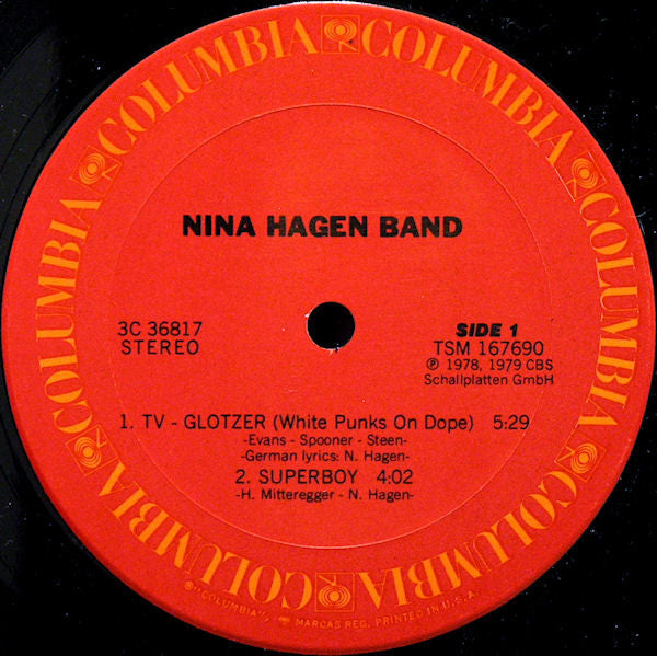 Nina Hagen Band ‎– Nina Hagen Band