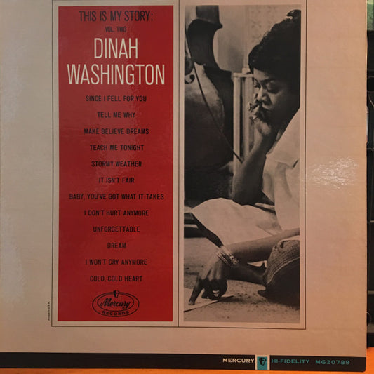 Dinah Washington ‎– This Is My Story Vol. Two