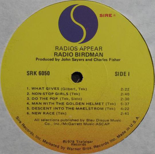 Radio Birdman ‎– Radios Appear Promo