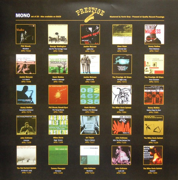 Sonny Rollins - Saxophone Colossus (Analogue Productions, Prestige, Prestige) LP, Album, Mono, Ltd, Num, RE, 200