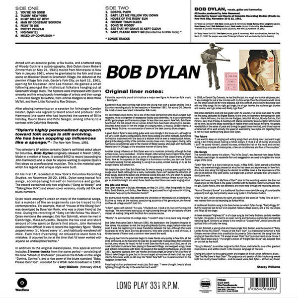 Bob Dylan ‎– Bob Dylan