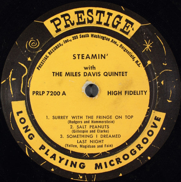 The Miles Davis Quintet – Steamin' With The Miles Davis Quintet