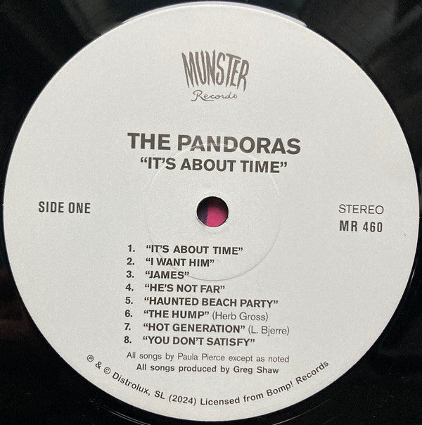 The Pandoras ‎– It's About Time