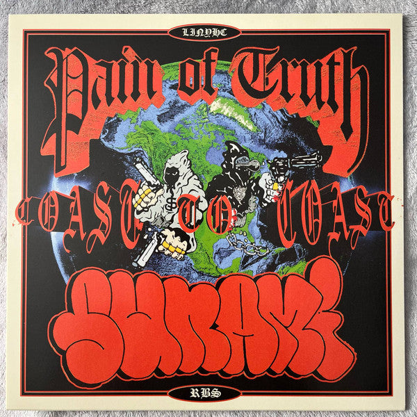 Pain Of Truth / Sunami "Coast To Coast (Split)" - 12"ep - Color Vinyl - Yellow