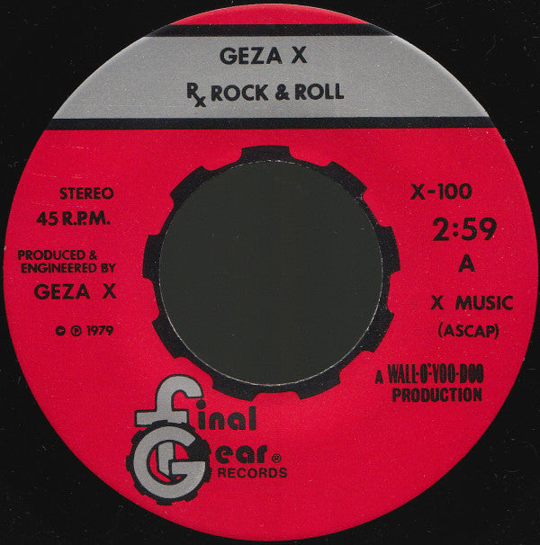 Geza X ‎– Rx Rock & Roll