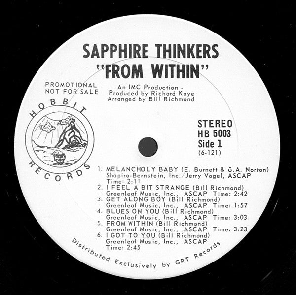Sapphire Thinkers – From Within (Promo copy)