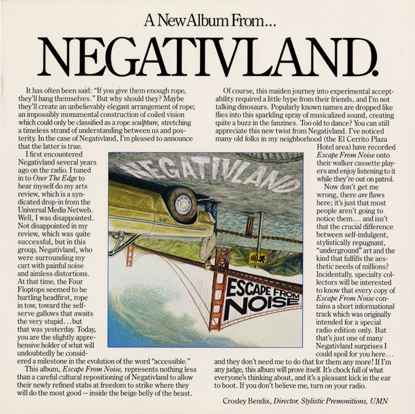 Negativland ‎– Escape From Noise