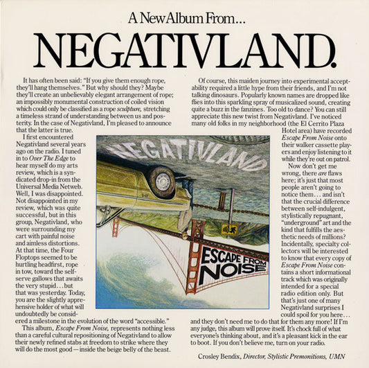 Negativland ‎– Escape From Noise